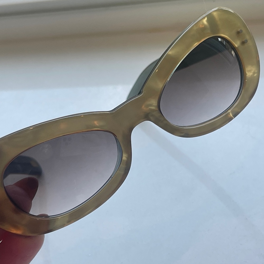 Marc Jacobs Vintage Retro Oval Cat Eye Sunglasses - Picture 16 of 16
